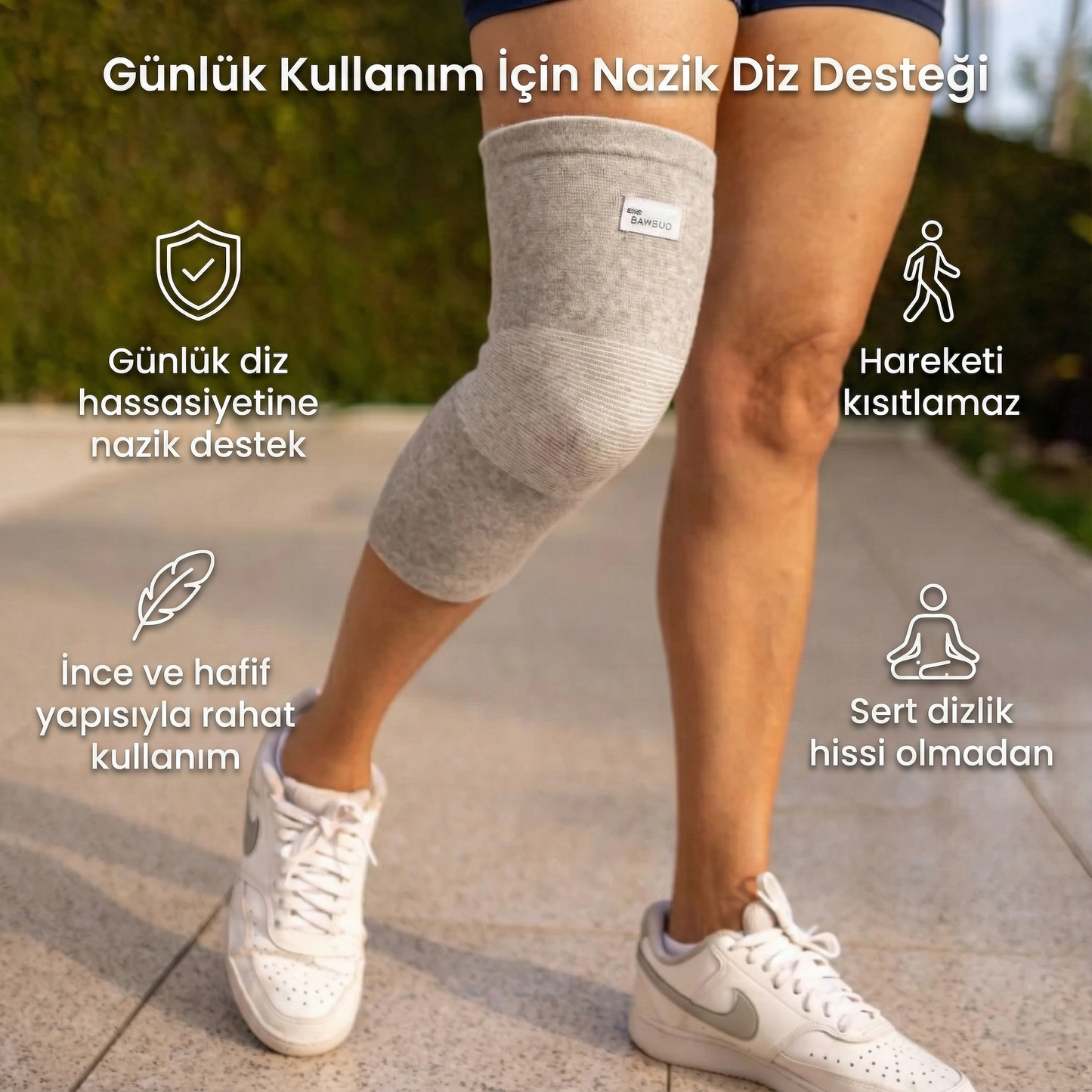 Lemivora Bambu Diz Bandı