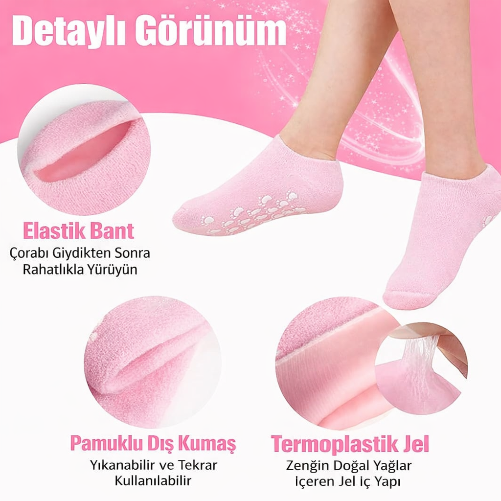 Jel Ayak Bakım Çorabı