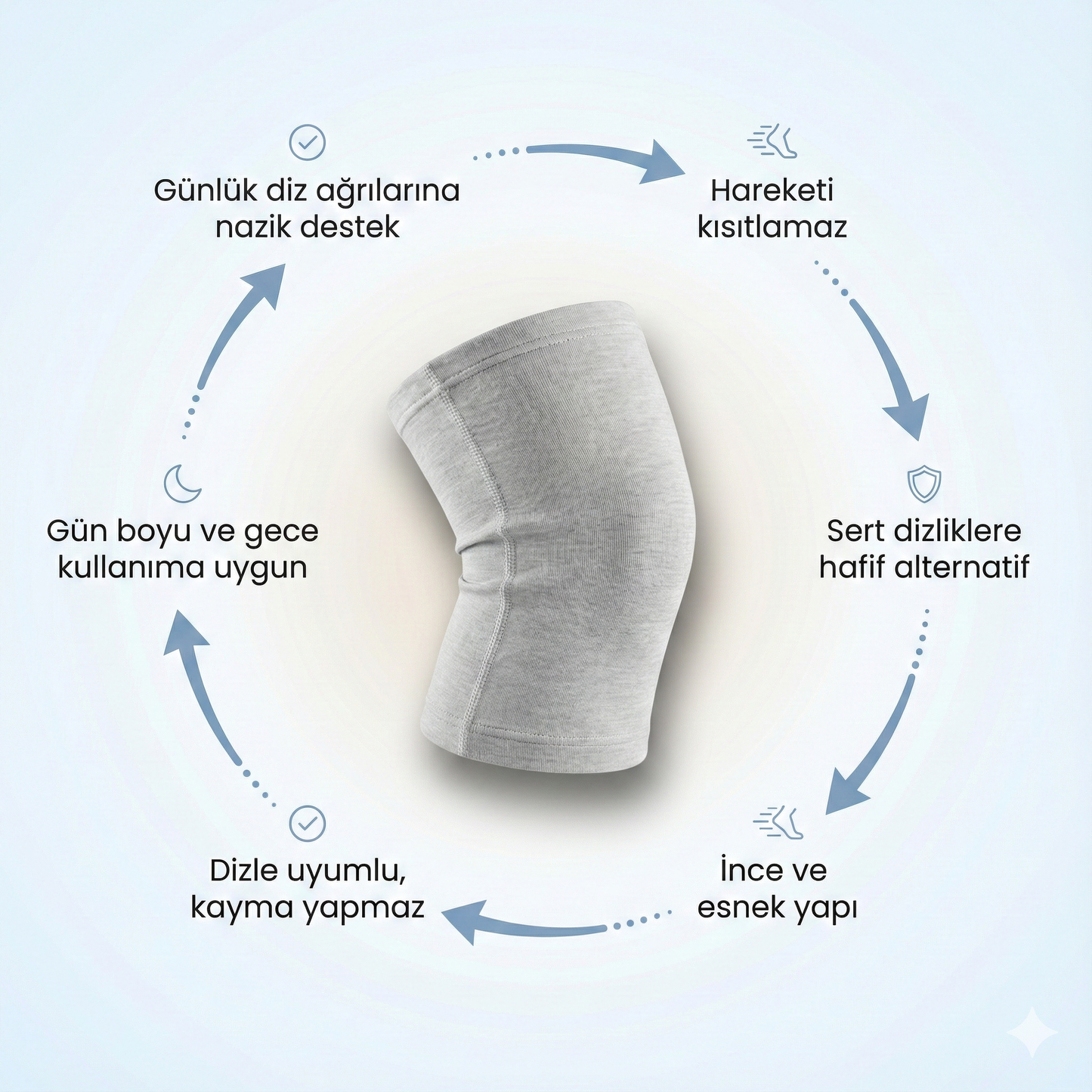 Lemivora Bambu Diz Bandı