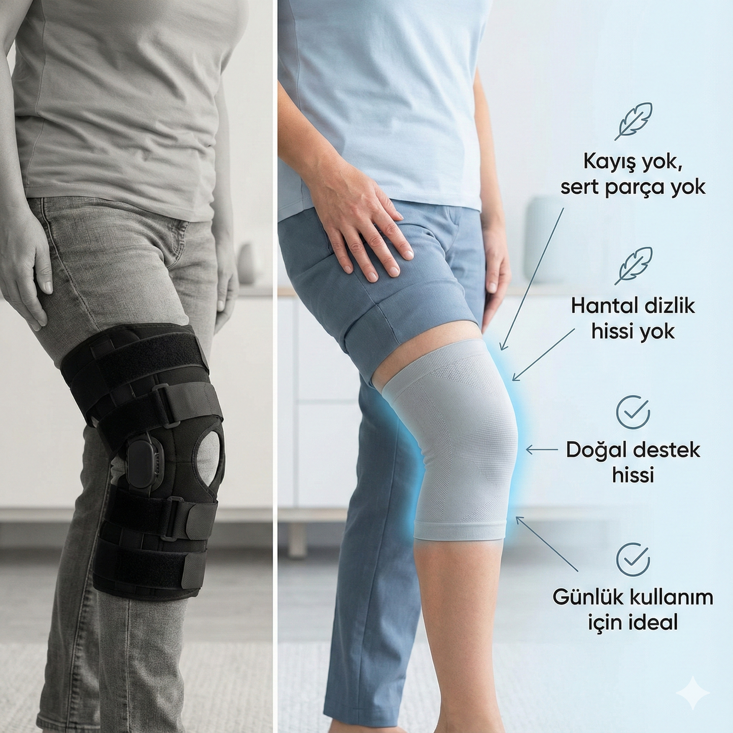 Lemivora Bambu Diz Bandı