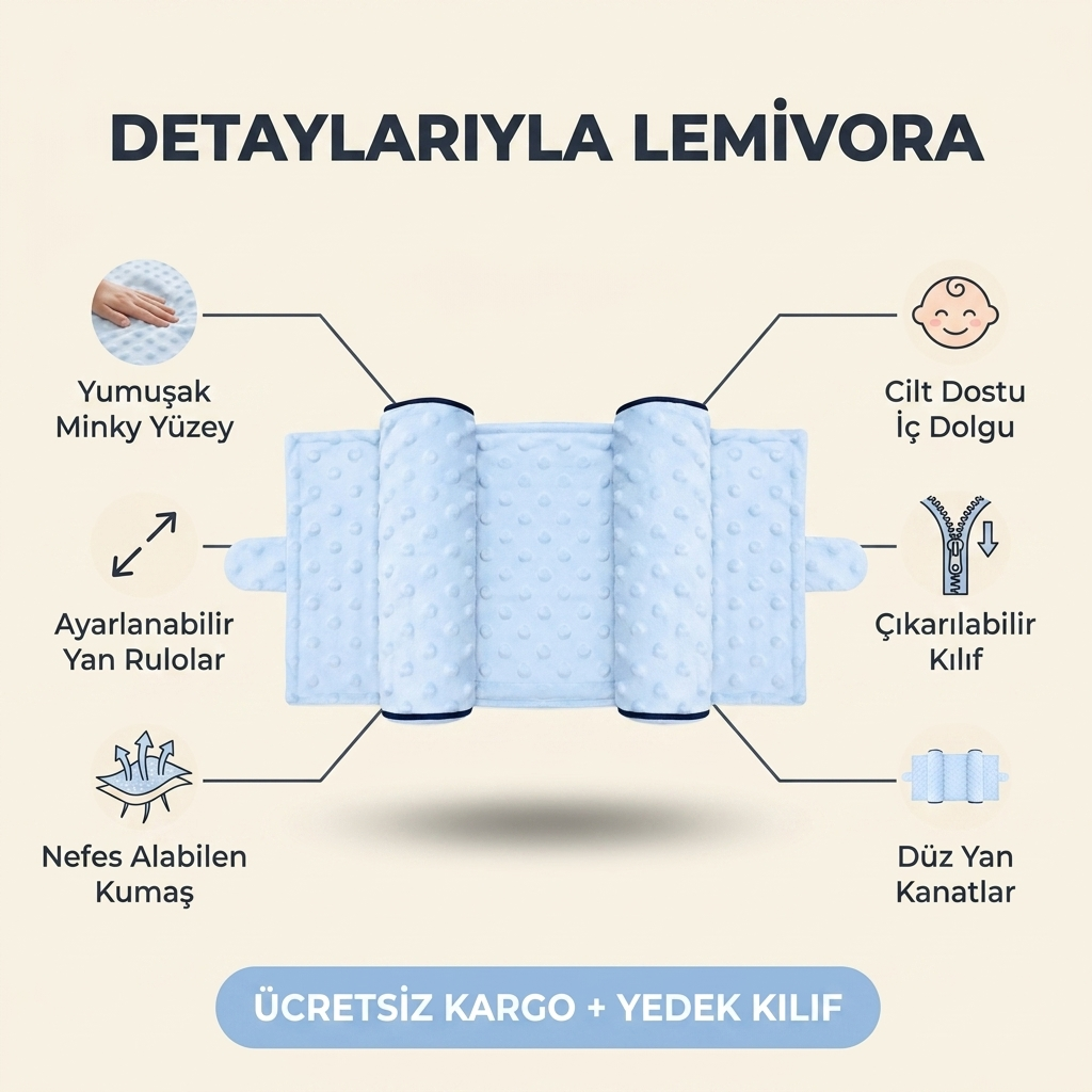 Lemivora ürün özellikleri ve anatomi infografik